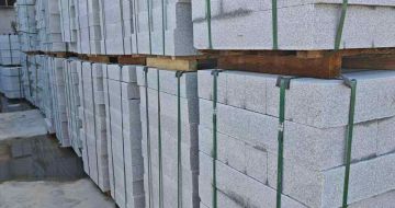 保定芝麻白路牙石，路侧石